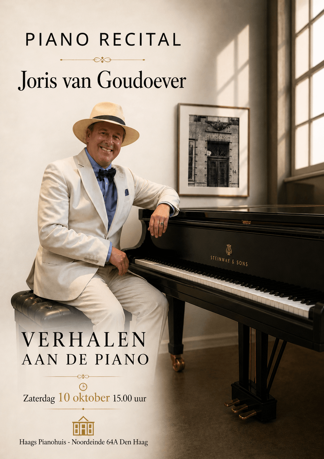Joris van Goudoever-Verhalen aan de piano